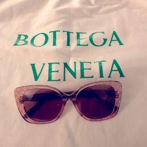 Bottega Veneta BV0198SA 003 Pink Lens 54mm Sunglasses